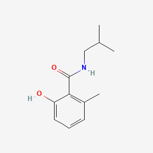 molecular formula C12H17NO2 B14774431 2-Hydroxy-N-isobutyl-6-methylbenzamide 