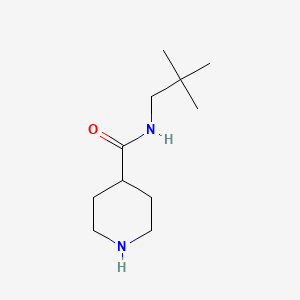 molecular formula C11H22N2O B14774453 N-Neopentylpiperidine-4-carboxamide 