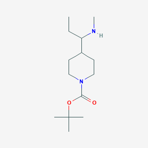 Tert-butyl 4-[1-(methylamino)propyl]piperidine-1-carboxylate