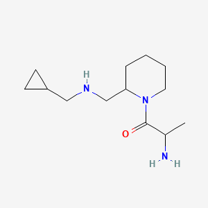 2-Amino-1-[2-[(cyclopropylmethylamino)methyl]piperidin-1-yl]propan-1-one