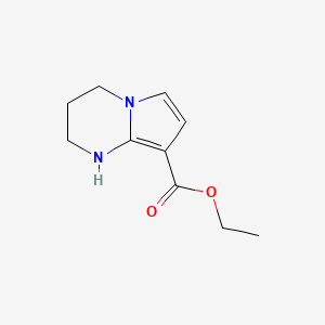 Ethyl 1,2,3,4-tetrahydropyrrolo[1,2-a]pyrimidine-8-carboxylate