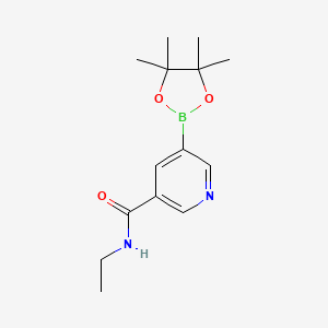 N-Ethyl-5-(4,4,5,5-tetramethyl-1,3,2-dioxaborolan-2-YL)nicotinamide