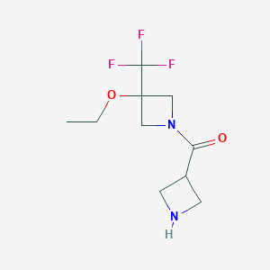 Azetidin-3-yl(3-ethoxy-3-(trifluoromethyl)azetidin-1-yl)methanone