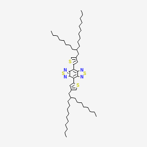 molecular formula C54H86N4S4 B14774569 2,8-Bis[4-(2-octyldodecyl)thiophen-2-yl]-5lambda4,11-dithia-4,6,10,12-tetrazatricyclo[7.3.0.03,7]dodeca-1(12),2,4,5,7,9-hexaene 