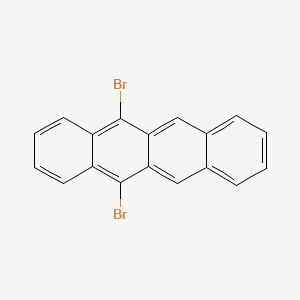 molecular formula C18H10Br2 B14774572 5,12-Dibromonaphthacene 