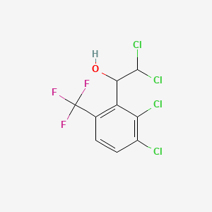 2,2-Dichloro-1-(2,3-dichloro-6-(trifluoromethyl)phenyl)ethanol