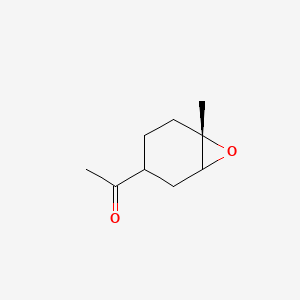 molecular formula C9H14O2 B14774650 1-[(6S)-6-methyl-7-oxabicyclo[4.1.0]heptan-3-yl]ethanone 