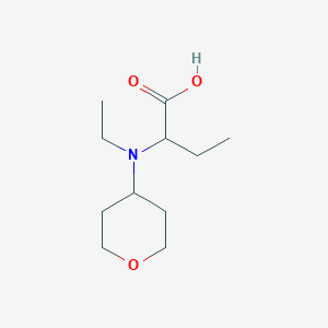 2-(ethyl(tetrahydro-2H-pyran-4-yl)amino)butanoic acid