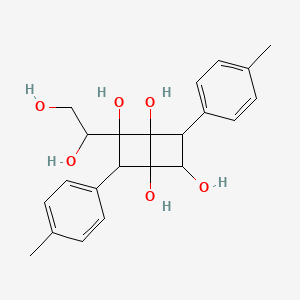 2-(1,2-Dihydroxyethyl)-3,6-bis(4-methylphenyl)bicyclo[2.2.0]hexane-1,2,4,5-tetrol