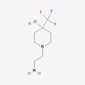 1-(2-Aminoethyl)-4-(trifluoromethyl)piperidin-4-ol