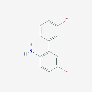 molecular formula C12H9F2N B14774722 3',5-Difluorobiphenyl-2-amine 