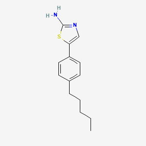 5-(4-Pentylphenyl)thiazol-2-amine