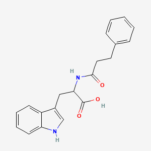 N-(3-phenylpropanoyl)tryptophan