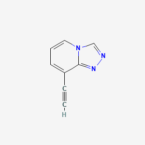 molecular formula C8H5N3 B14774845 8-Ethynyl-[1,2,4]triazolo[4,3-a]pyridine 