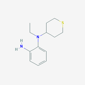 N1-ethyl-N1-(tetrahydro-2H-thiopyran-4-yl)benzene-1,2-diamine
