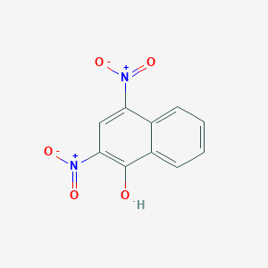 molecular formula C10H6N2O5 B147749 2,4-二硝基-1-萘酚 CAS No. 605-69-6
