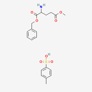 molecular formula C20H25NO7S B14774982 1-Benzyl 5-methyl l-glutamate 4-methylbenzenesulfonate 