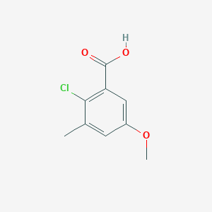 2-Chloro-5-methoxy-3-methylbenzoic acid