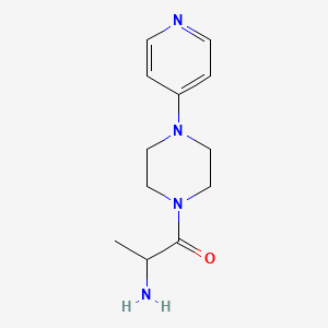 molecular formula C12H18N4O B1477506 2-Amino-1-(4-(pyridin-4-yl)piperazin-1-yl)propan-1-one CAS No. 1572134-89-4