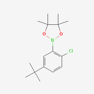 2-(5-(Tert-butyl)-2-chlorophenyl)-4,4,5,5-tetramethyl-1,3,2-dioxaborolane