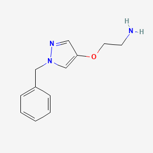 2-((1-Benzyl-1H-pyrazol-4-yl)oxy)ethanamine