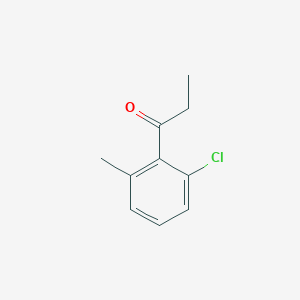 molecular formula C10H11ClO B14775113 2'-Chloro-6'-methylpropiophenone 