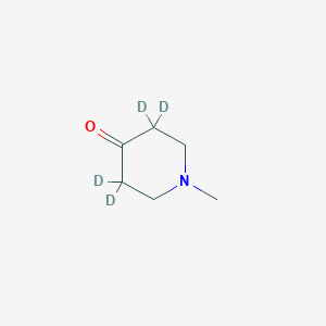 molecular formula C6H11NO B14775142 1-methyl(3,3,5,5-(2)H)piperidin-4-one 