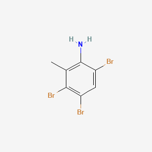 molecular formula C7H6Br3N B14775201 3,4,6-Tribromo-2-methylaniline 