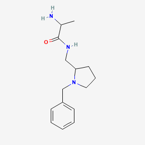 2-Amino-N-(((S)-1-benzylpyrrolidin-2-yl)methyl)propanamide