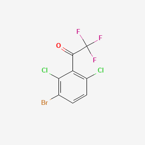 1-(3-Bromo-2,6-dichlorophenyl)-2,2,2-trifluoroethanone