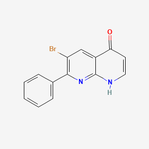 6-Bromo-7-phenyl-1,8-naphthyridin-4(1H)-one