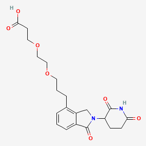 Phthalimidinoglutarimide-C3-O-PEG1-C2-acid