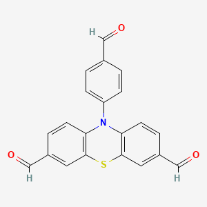 10-(4-Formylphenyl)-10H-phenothiazine-3,7-dicarbaldehyde