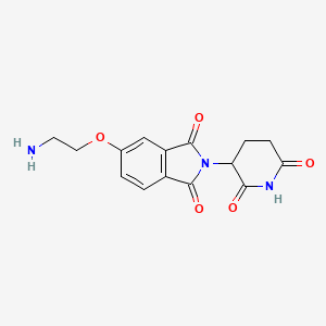 5-(2-Aminoethoxy)-2-(2,6-dioxo-3-piperidyl)isoindoline-1,3-dione