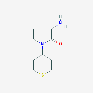 2-amino-N-ethyl-N-(tetrahydro-2H-thiopyran-4-yl)acetamide
