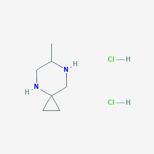 6-Methyl-4,7-diazaspiro[2.5]octane;dihydrochloride