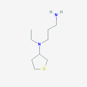 molecular formula C9H20N2S B1477562 N1-ethyl-N1-(tetrahydrothiophen-3-yl)propane-1,3-diamine CAS No. 2097999-56-7