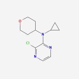 3-chloro-N-cyclopropyl-N-(tetrahydro-2H-pyran-4-yl)pyrazin-2-amine