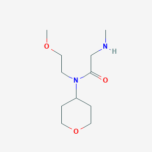 N-(2-methoxyethyl)-2-(methylamino)-N-(tetrahydro-2H-pyran-4-yl)acetamide