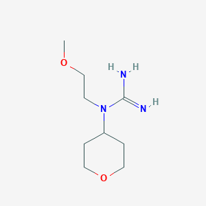 1-(2-methoxyethyl)-1-(tetrahydro-2H-pyran-4-yl)guanidine