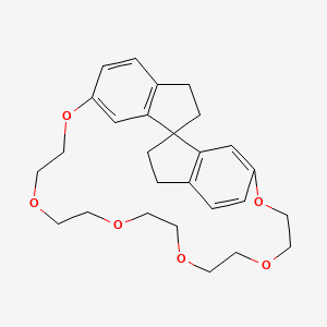 molecular formula C27H34O6 B14775819 8,11,14,17,20,23-Hexaoxapentacyclo[22.5.2.24,7.01,5.027,30]tritriaconta-4,6,24(31),25,27(30),32-hexaene 