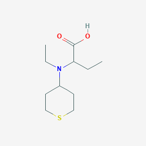 molecular formula C11H21NO2S B1477594 2-(乙基(四氢-2H-噻吩-4-基)氨基)丁酸 CAS No. 2097946-81-9