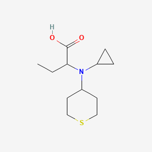 2-(cyclopropyl(tetrahydro-2H-thiopyran-4-yl)amino)butanoic acid