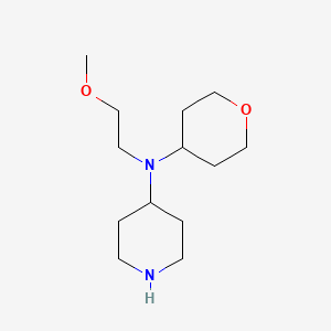 molecular formula C13H26N2O2 B1477615 N-(2-methoxyethyl)-N-(tetrahydro-2H-pyran-4-yl)piperidin-4-amine CAS No. 2097956-35-7