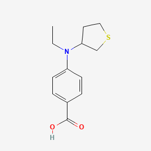 molecular formula C13H17NO2S B1477623 4-(乙基(四氢噻吩-3-基)氨基)苯甲酸 CAS No. 2097984-76-2