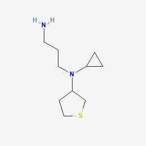 molecular formula C10H20N2S B1477624 N1-cyclopropyl-N1-(tetrahydrothiophen-3-yl)propane-1,3-diamine CAS No. 2098116-23-3