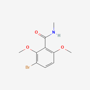 molecular formula C10H12BrNO3 B14776283 3-bromo-2,6-dimethoxy-N-methylbenzamide 