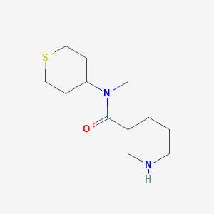 molecular formula C12H22N2OS B1477630 N-methyl-N-(tetrahydro-2H-thiopyran-4-yl)piperidine-3-carboxamide CAS No. 2001381-80-0