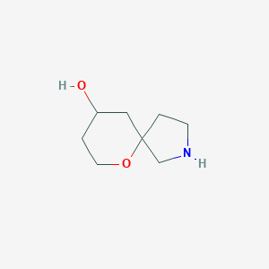molecular formula C8H15NO2 B1477637 6-Oxa-2-azaspiro[4.5]decan-9-ol CAS No. 2097947-82-3