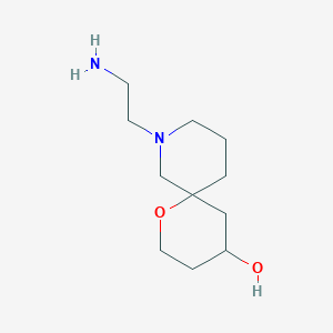 8-(2-Aminoethyl)-1-oxa-8-azaspiro[5.5]undecan-4-ol